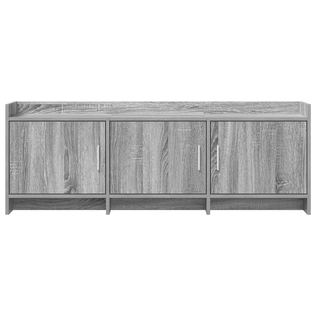 TV-skab 130 x 33 x 47 cm Grå Sonoma Konstrueret træ
