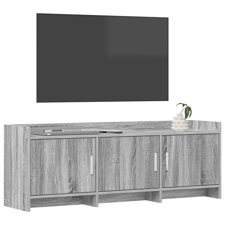 TV-skab 130 x 33 x 47 cm Grå Sonoma Konstrueret træ