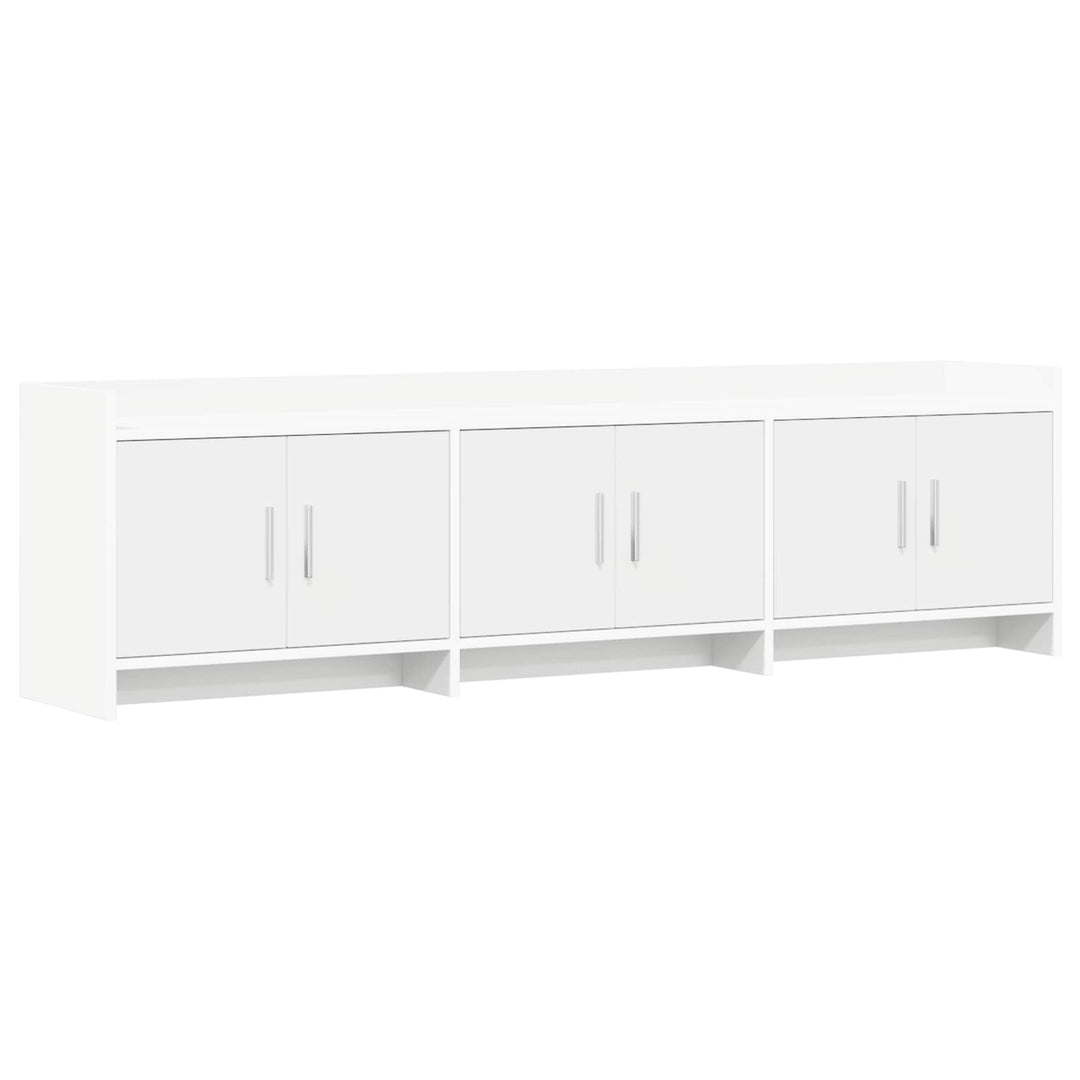 TV-skab 168 x 33 x 47 cm Hvid Konstrueret træ