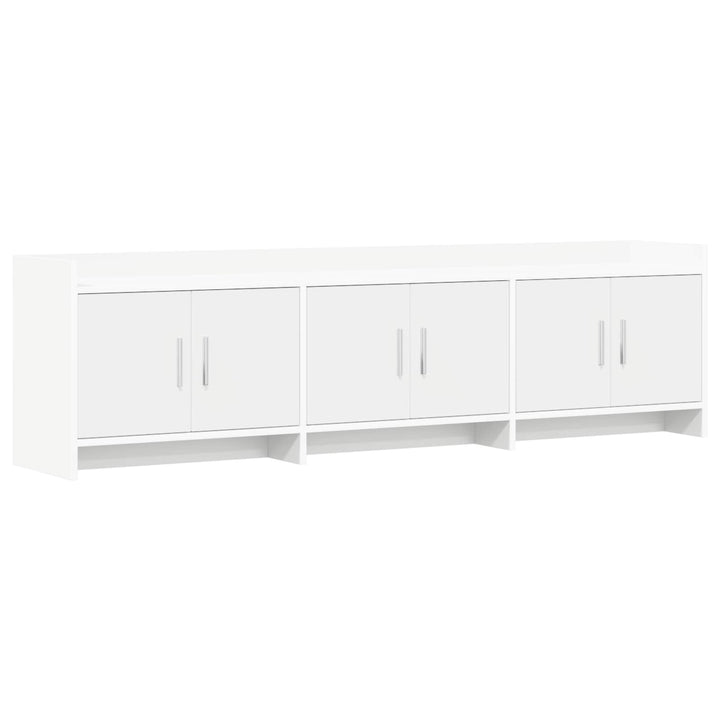 TV-skab 168 x 33 x 47 cm Hvid Konstrueret træ