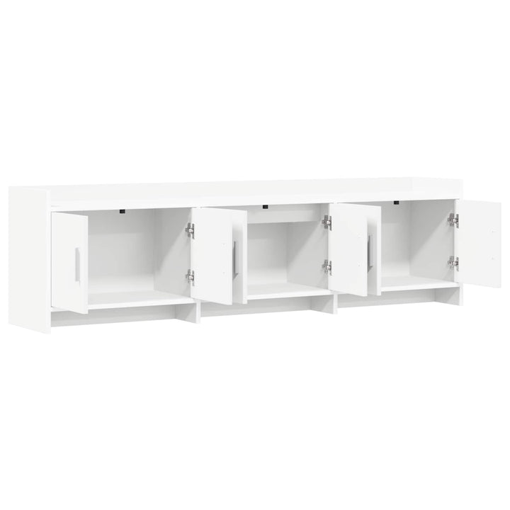 TV-skab 168 x 33 x 47 cm Hvid Konstrueret træ