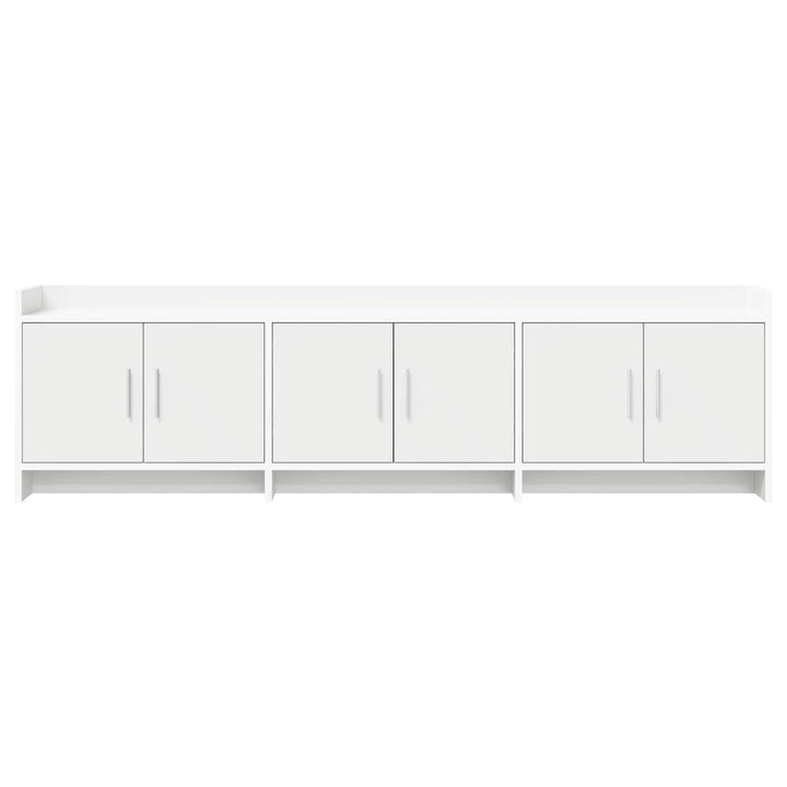 TV-skab 168 x 33 x 47 cm Hvid Konstrueret træ