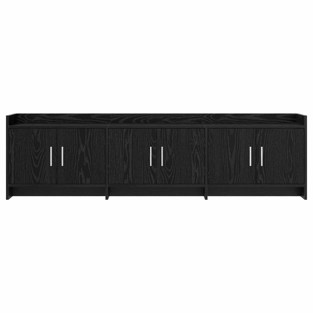 TV-skab 168 x 33 x 47 cm Sort eg Konstrueret træ