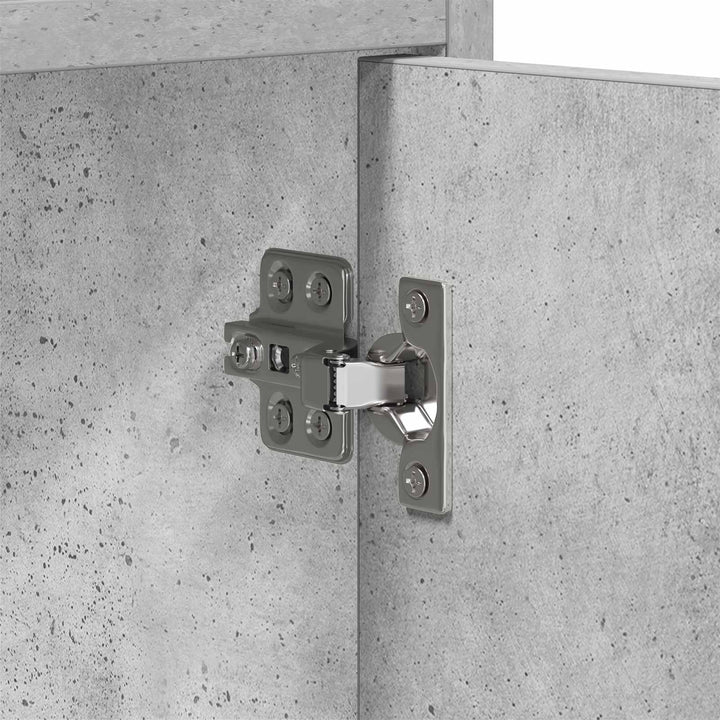 TV-skab 168 x 33 x 47 cm Betongrå Konstrueret træ