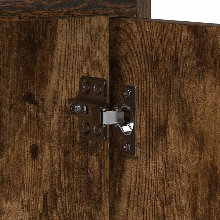 TV-skab 168 x 33 x 47 cm Røget eg Konstrueret træ