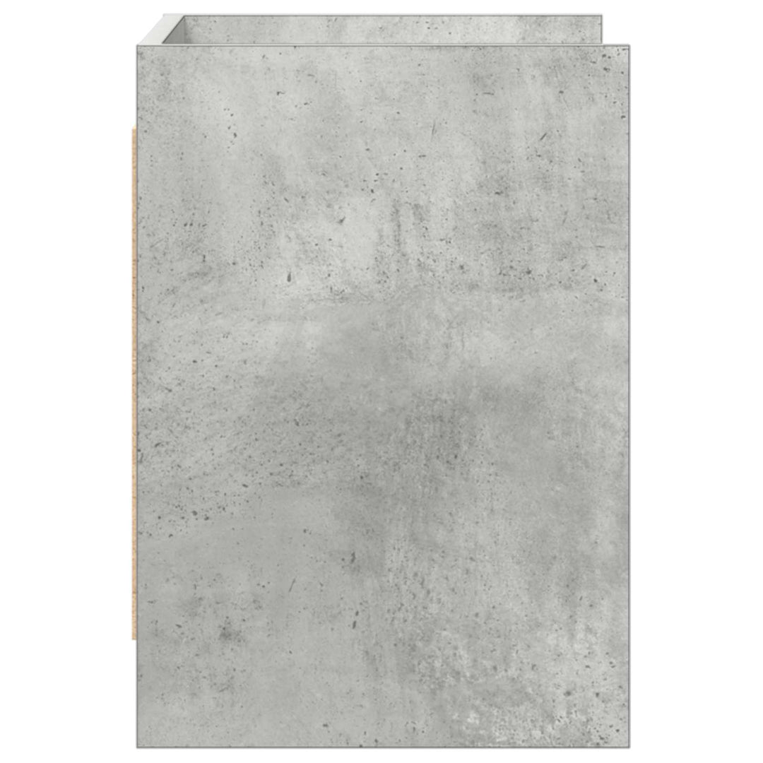 TV-skab 60 x 33 x 47 cm Betongrå Konstrueret træ