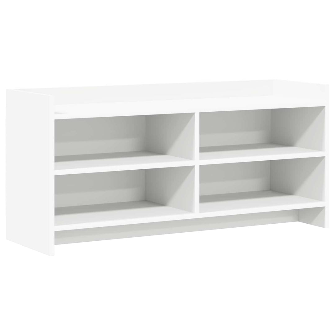 TV-skab 100 x 33 x 47 cm Hvid Konstrueret træ