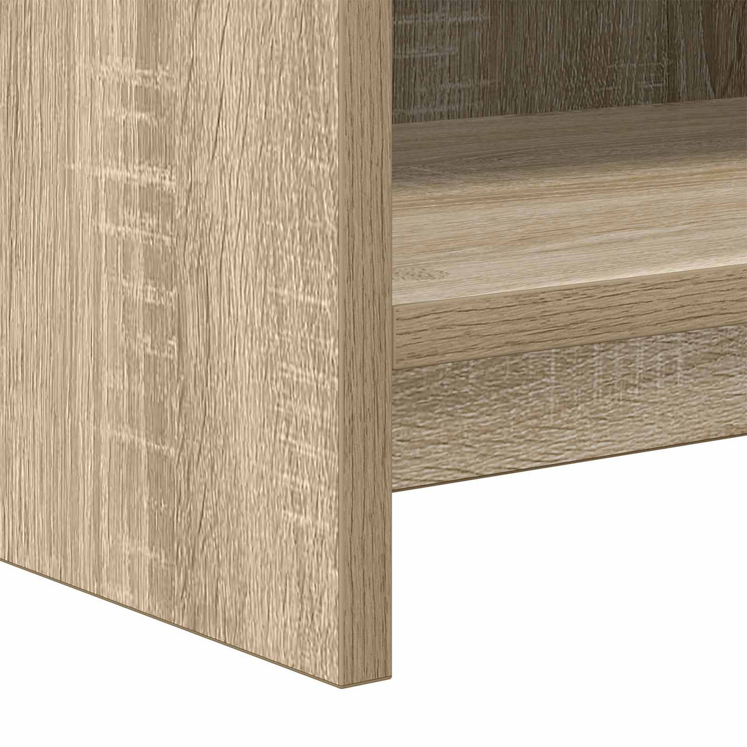 TV-skab 100 x 33 x 47 cm Sonoma-eg Konstrueret træ