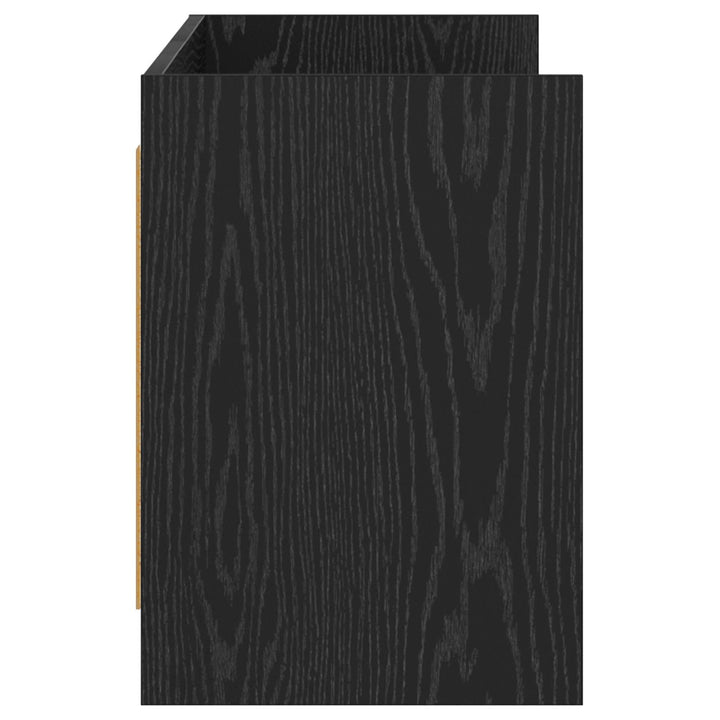 TV-skab 135 x 33 x 47 cm Sort eg Konstrueret træ