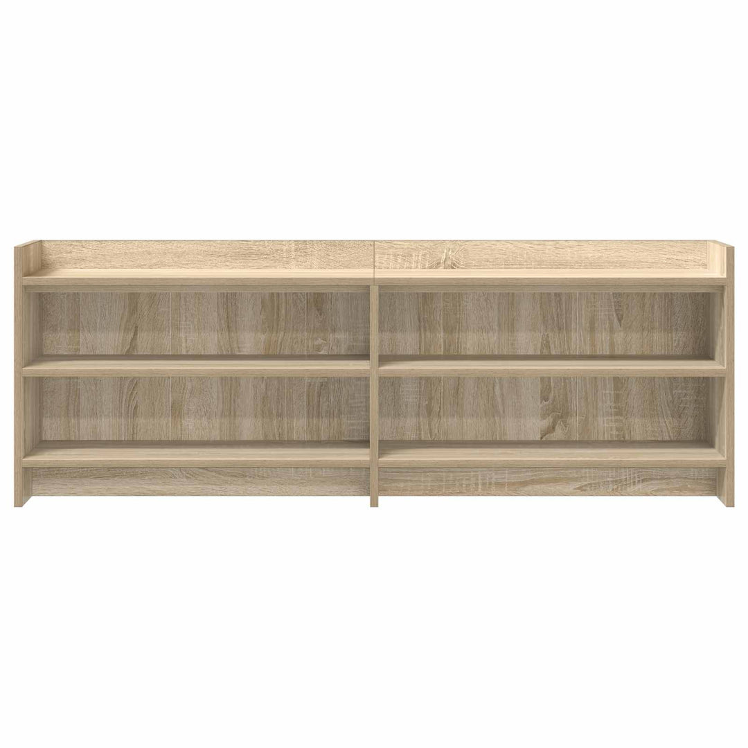 TV-skab 135 x 33 x 47 cm Sonoma-eg Konstrueret træ