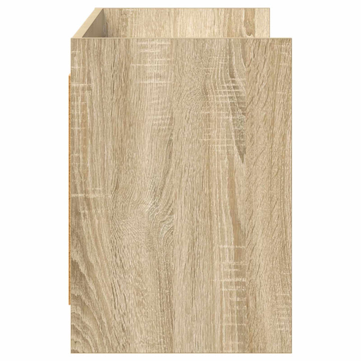 TV-skab 135 x 33 x 47 cm Sonoma-eg Konstrueret træ