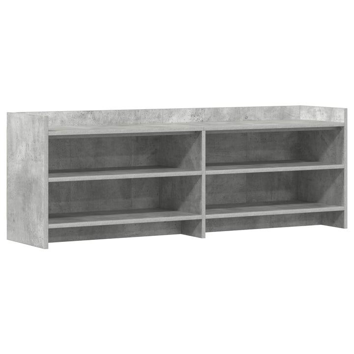 TV-skab 135 x 33 x 47 cm Betongrå Konstrueret træ