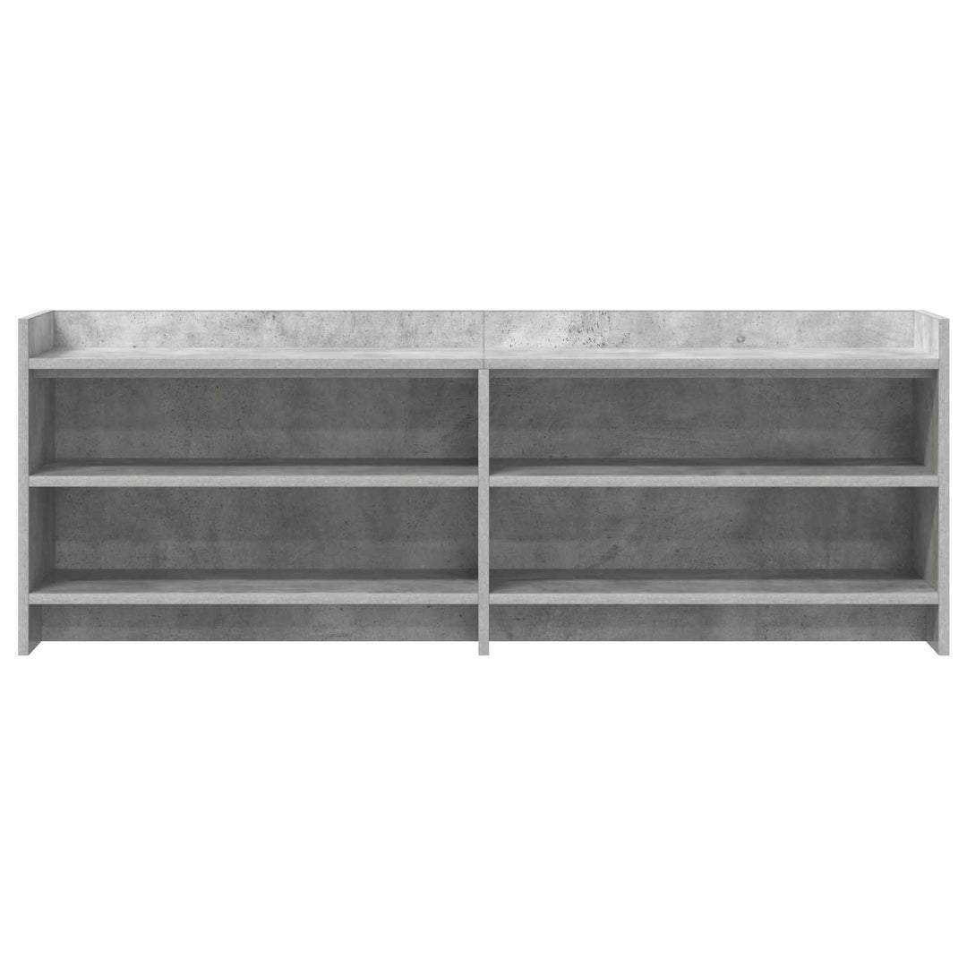 TV-skab 135 x 33 x 47 cm Betongrå Konstrueret træ
