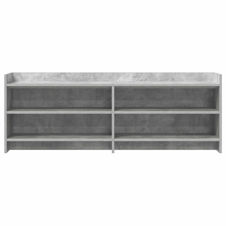 TV-skab 135 x 33 x 47 cm Betongrå Konstrueret træ