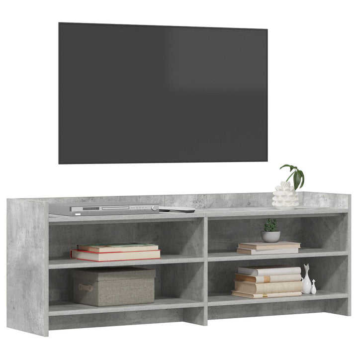 TV-skab 135 x 33 x 47 cm Betongrå Konstrueret træ