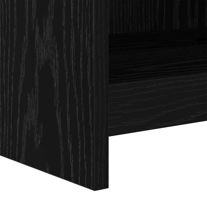 TV-skab 168 x 33 x 47 cm Sort eg Konstrueret træ