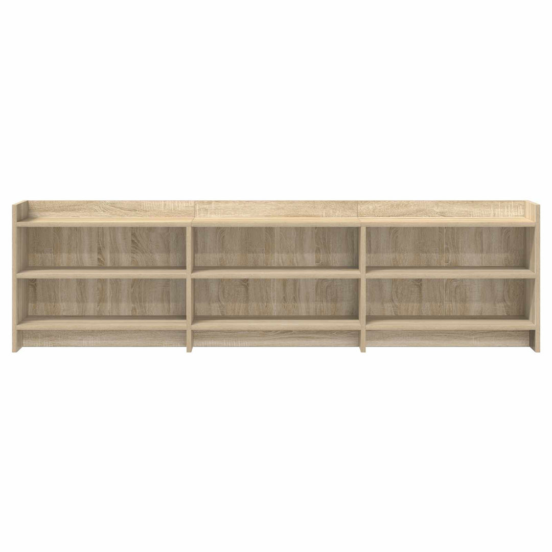 TV-skab 168 x 33 x 47 cm Sonoma-eg Konstrueret træ
