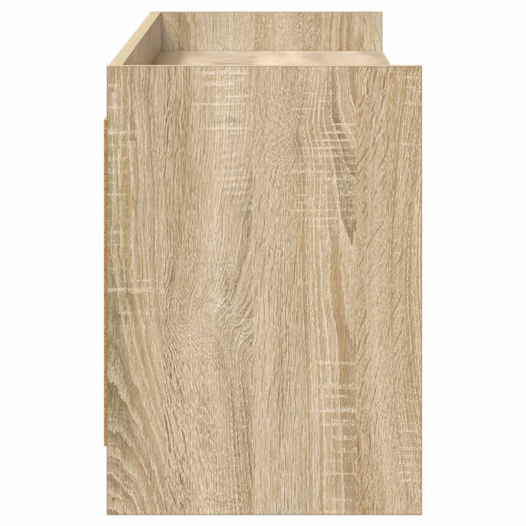 TV-skab 168 x 33 x 47 cm Sonoma-eg Konstrueret træ