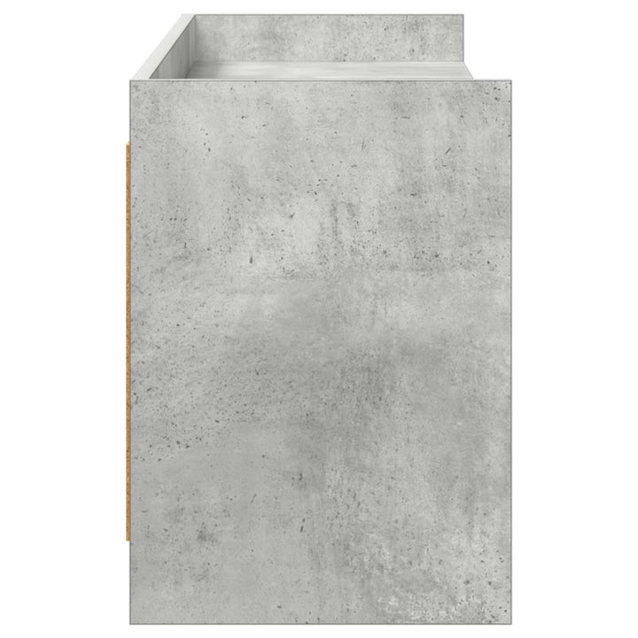TV-skab 168 x 33 x 47 cm Betongrå Konstrueret træ