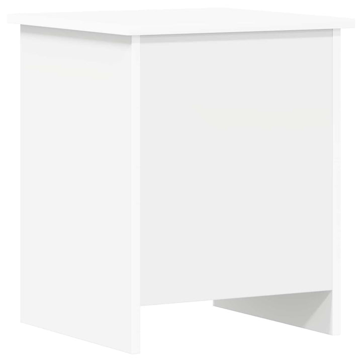 Opbevaringskiste Hvid 40 x 40 x 50 cm Konstrueret træ