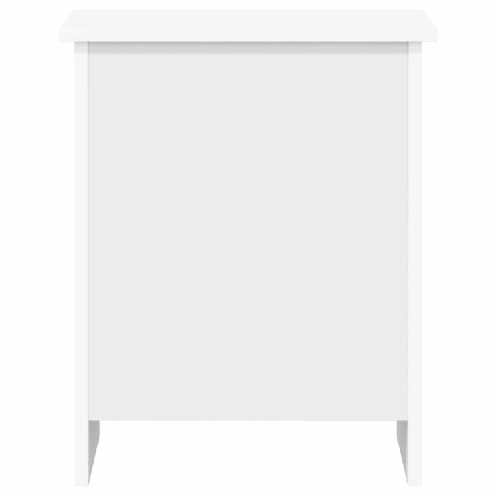 Opbevaringskiste Hvid 40 x 40 x 50 cm Konstrueret træ