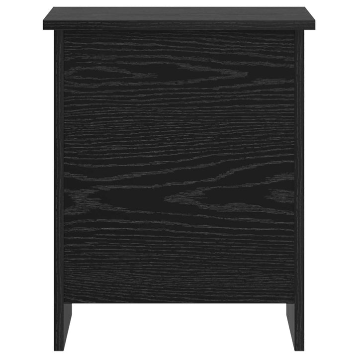 Opbevaringskiste Sort eg 40 x 40 x 50 cm Konstrueret træ
