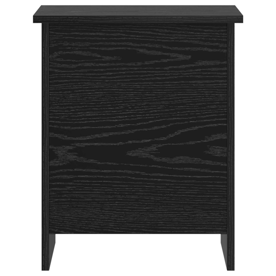 Opbevaringskiste Sort eg 40 x 40 x 50 cm Konstrueret træ