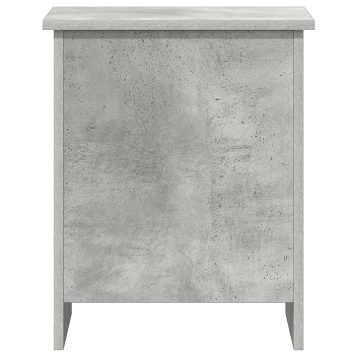 Opbevaringskiste Betongrå 40 x 40 x 50 cm Konstrueret træ