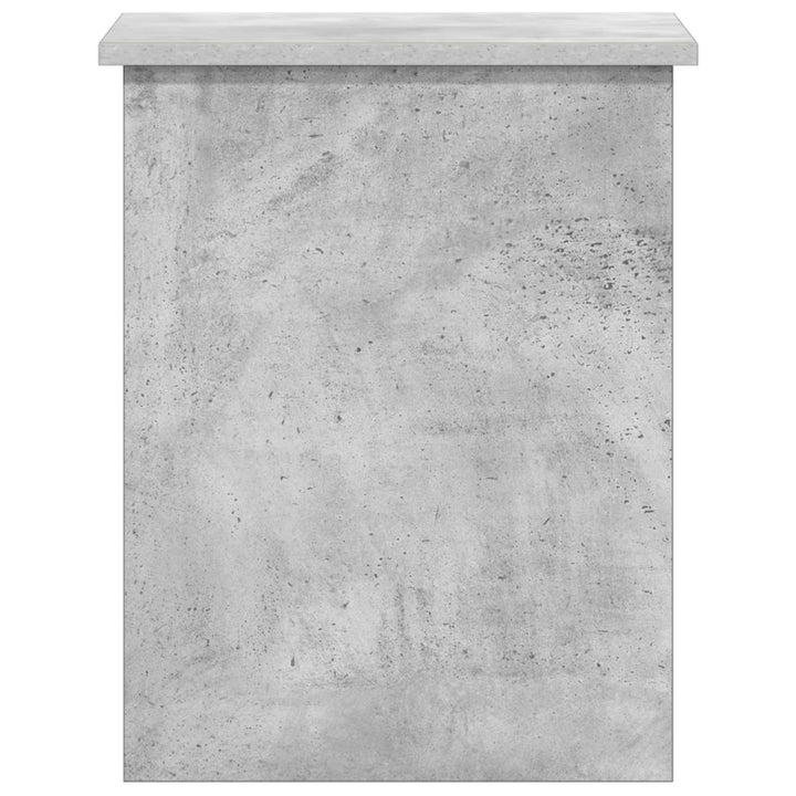 Opbevaringskiste Betongrå 40 x 40 x 50 cm Konstrueret træ