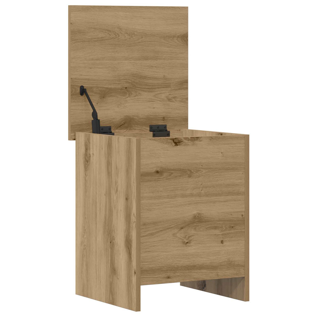 Opbevaringskiste Artisan-eg 40 x 40 x 50 cm Konstrueret træ