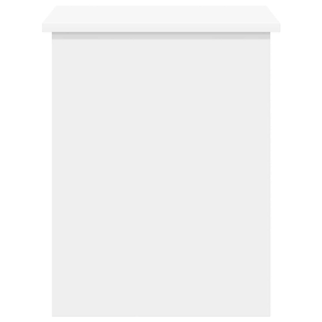 Opbevaringskiste Hvid 60 x 40 x 50 cm Konstrueret træ