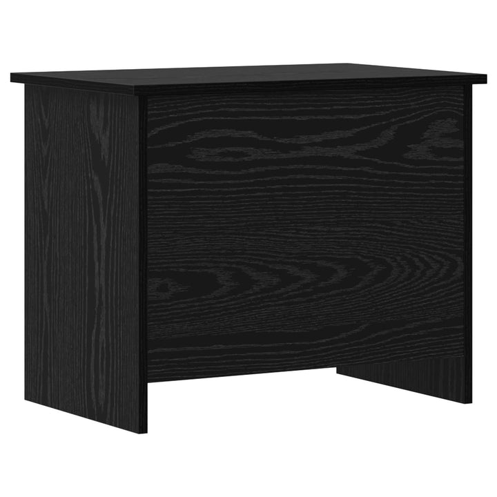 Opbevaringskiste Sort eg 60 x 40 x 50 cm Konstrueret træ
