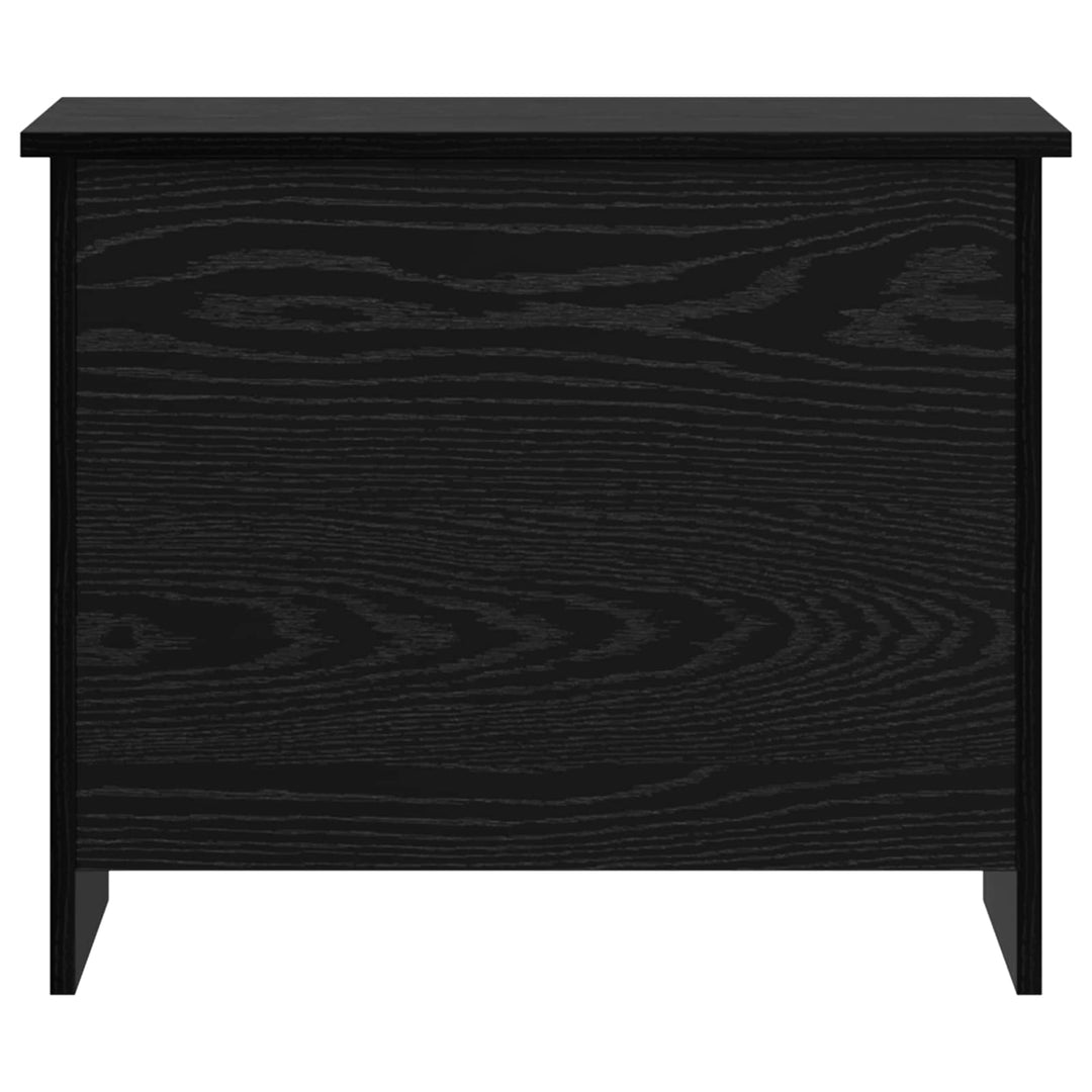 Opbevaringskiste Sort eg 60 x 40 x 50 cm Konstrueret træ