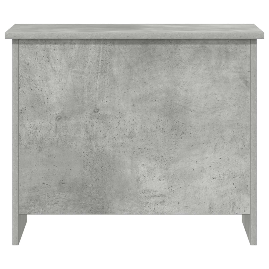 Opbevaringskiste Betongrå 60 x 40 x 50 cm Konstrueret træ