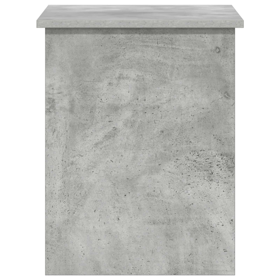 Opbevaringskiste Betongrå 60 x 40 x 50 cm Konstrueret træ