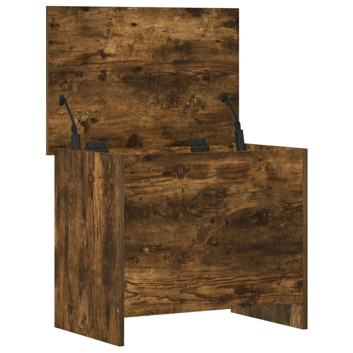 Opbevaringskiste Røget eg 60 x 40 x 50 cm Konstrueret træ