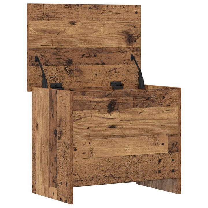 Opbevaringskiste Gammelt træ 60 x 40 x 50 cm Konstrueret træ