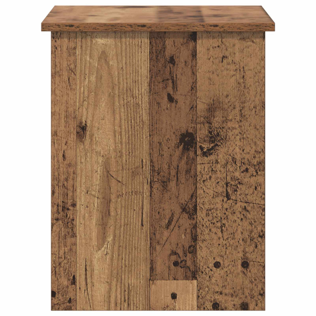 Opbevaringskiste Gammelt træ 60 x 40 x 50 cm Konstrueret træ