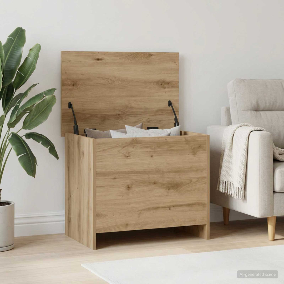 Opbevaringskiste Artisan-eg 60 x 40 x 50 cm Konstrueret træ