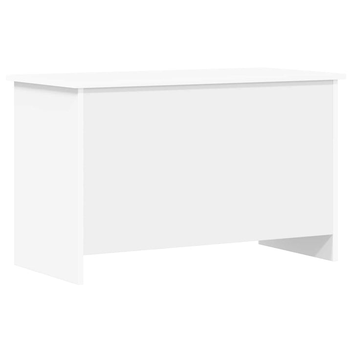 Opbevaringskiste Hvid 80 x 40 x 50 cm Konstrueret træ
