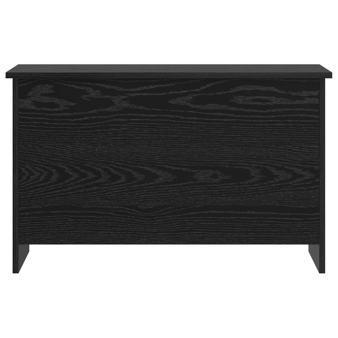 Opbevaringskiste Sort eg 80 x 40 x 50 cm Konstrueret træ