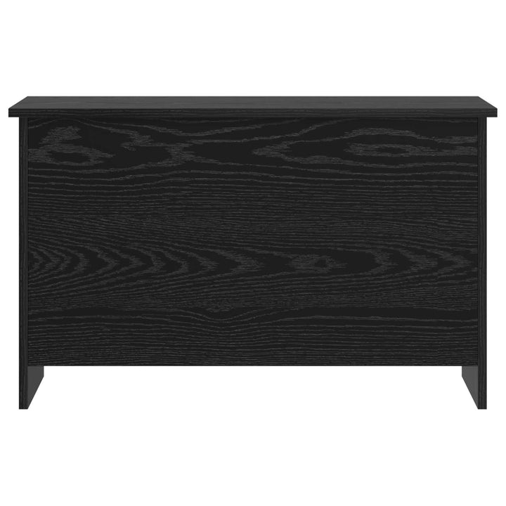 Opbevaringskiste Sort eg 80 x 40 x 50 cm Konstrueret træ