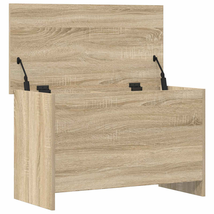 Opbevaringskiste Sonoma-eg 80 x 40 x 50 cm Konstrueret træ