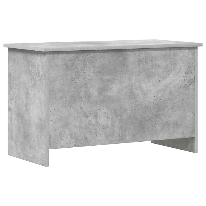 Opbevaringskiste Betongrå 80 x 40 x 50 cm Konstrueret træ