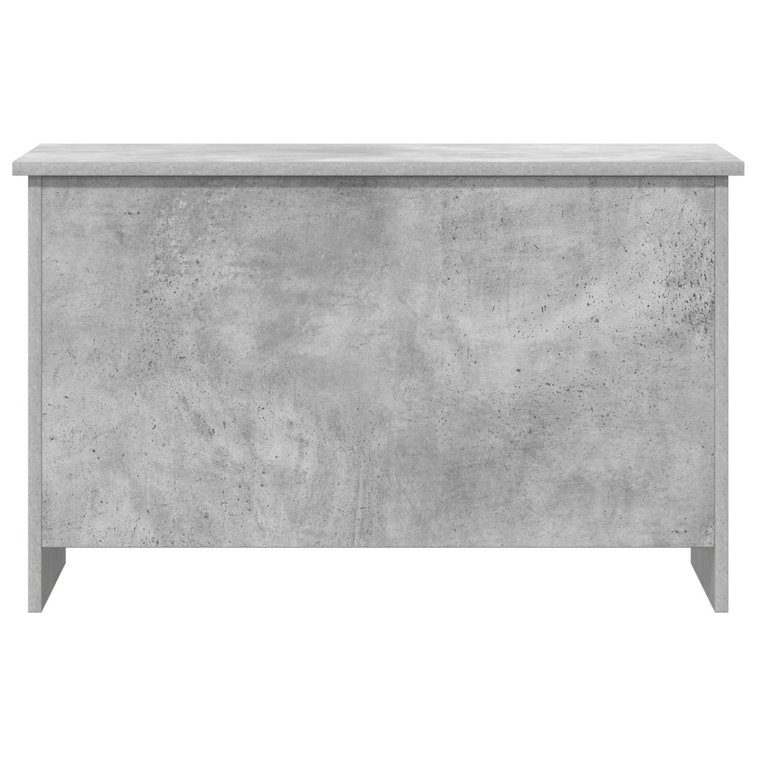Opbevaringskiste Betongrå 80 x 40 x 50 cm Konstrueret træ