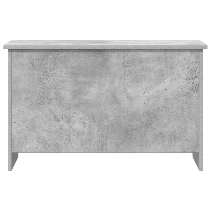 Opbevaringskiste Betongrå 80 x 40 x 50 cm Konstrueret træ