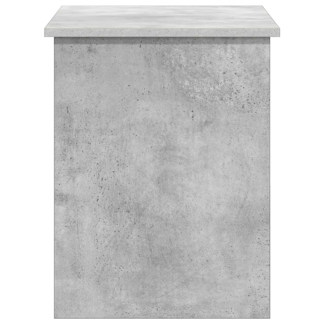 Opbevaringskiste Betongrå 80 x 40 x 50 cm Konstrueret træ