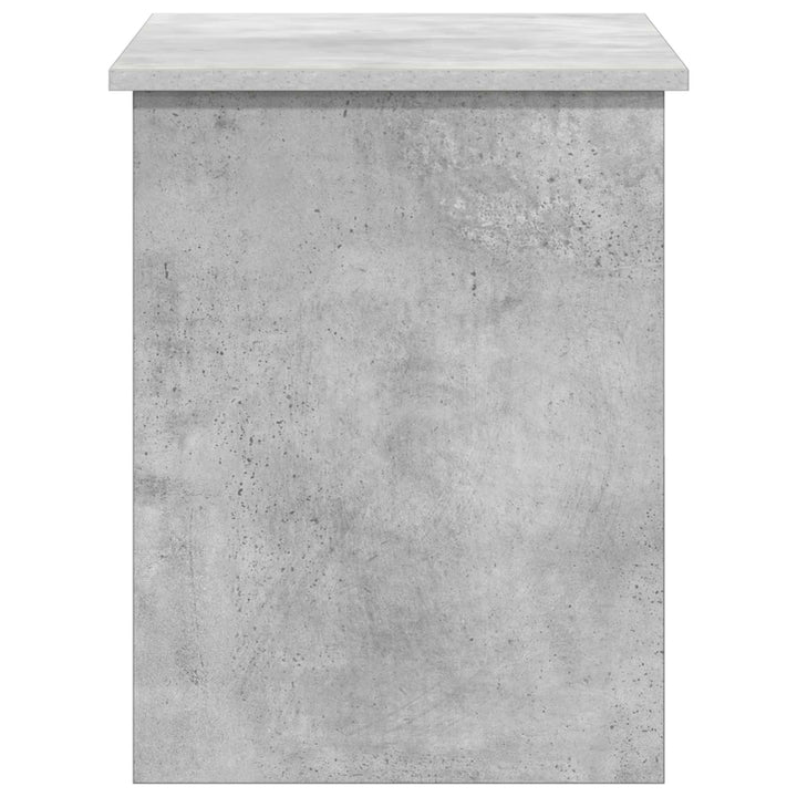 Opbevaringskiste Betongrå 80 x 40 x 50 cm Konstrueret træ