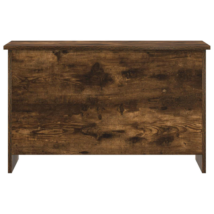 Opbevaringskiste Røget eg 80 x 40 x 50 cm Konstrueret træ