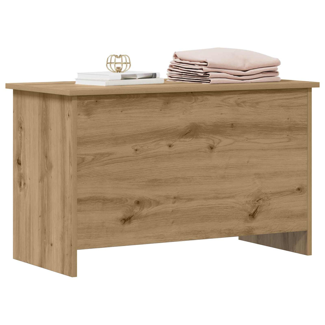 Opbevaringskiste Artisan-eg 80 x 40 x 50 cm Konstrueret træ